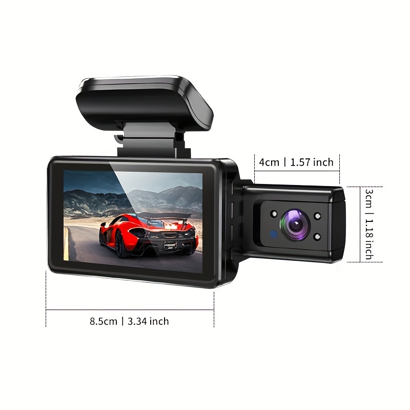 Phisung caméra de tableau de bord K18 4G, Dashcam, GPS, Deux