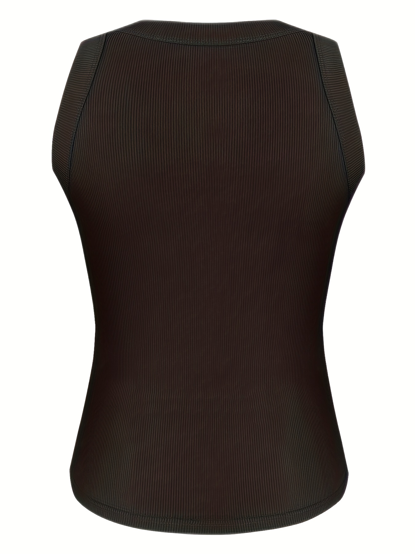 Women Sleeveless Compression High Heck Ribbed