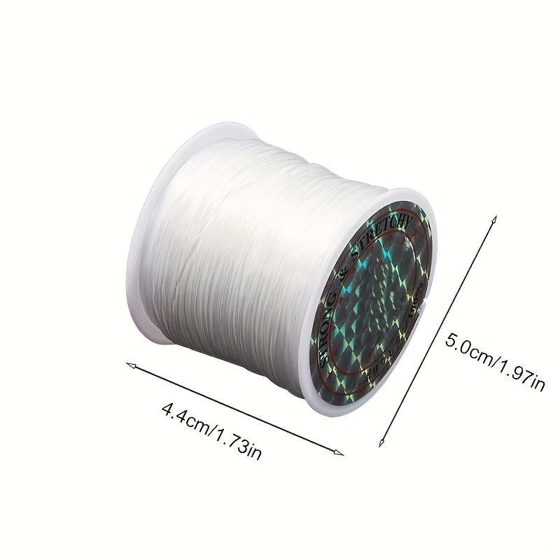 A Roll Of 0 2 0 8mm Non Elastic Fishing Line Can Be Used As A Bracelet  Necklace - Arts, Crafts & Sewing - Temu United Arab Emirates