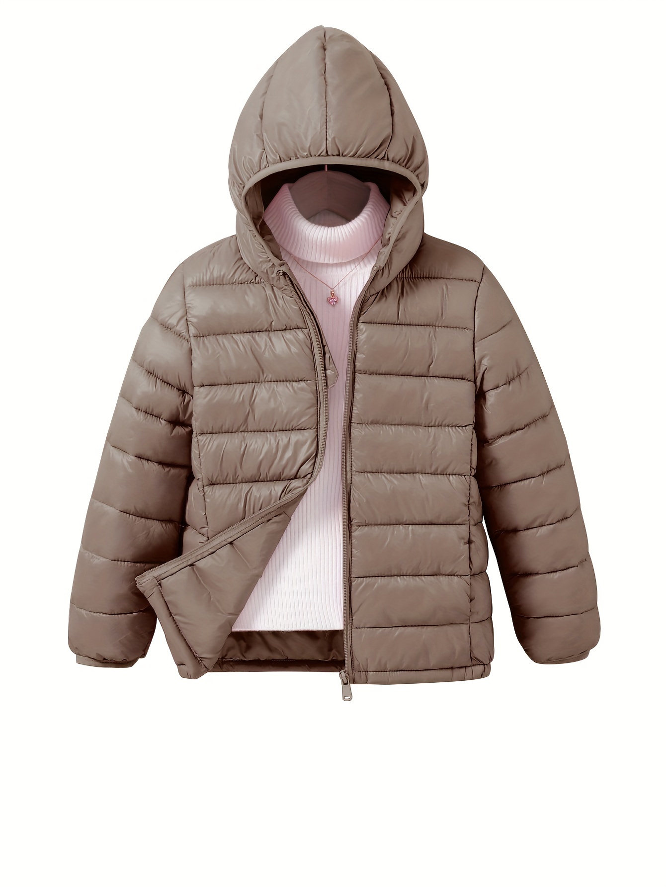 Girls lightweight hot sale padded coat