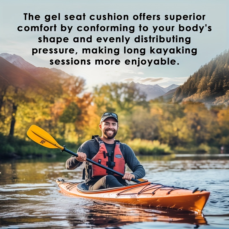 Kayak Seat Cushion, Kayak Seat Pad - Kayak Cushion Seat Waterproof - Anti  Slip Kayak Gel Seat Cushion & Kayak Seat Bottom - Temu