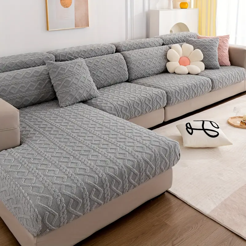 Gray Sofa Sliper Pillowcase Elastic