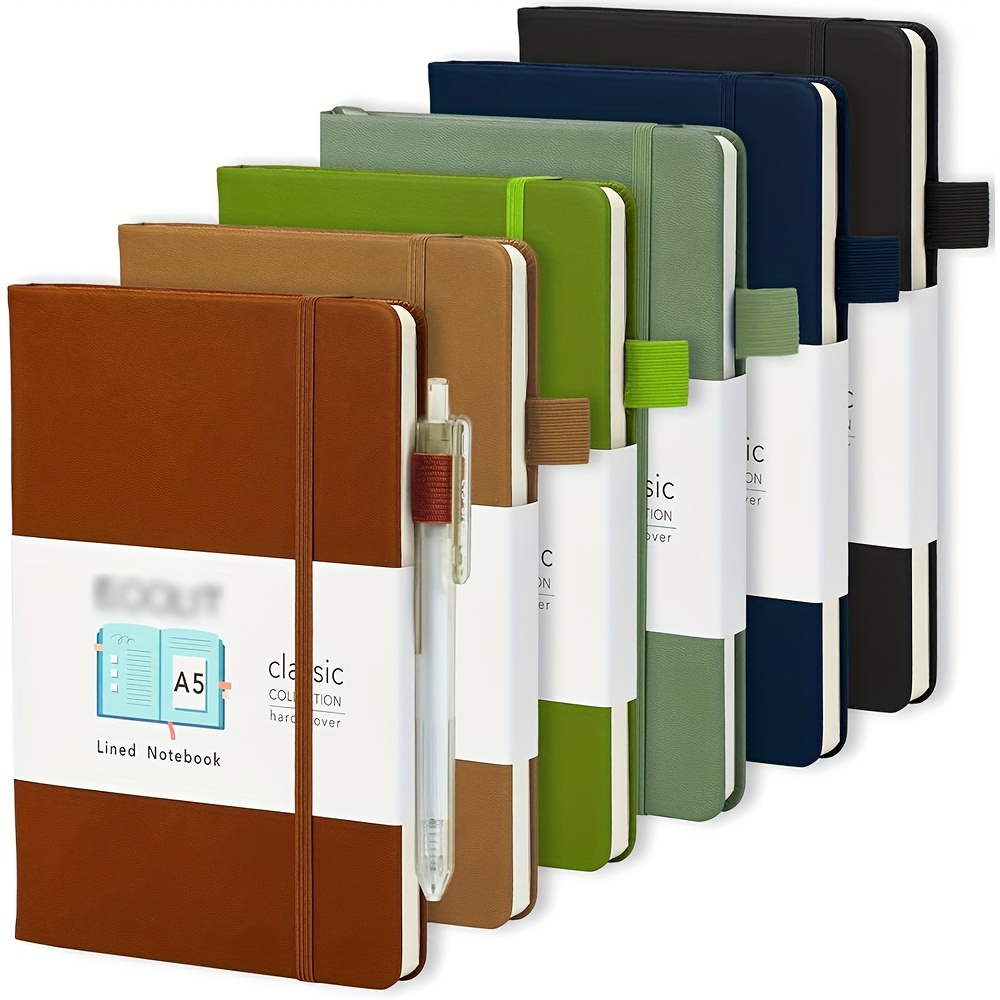 Hardcover journal notebooks A5 Lined Journals Notebook For - Temu