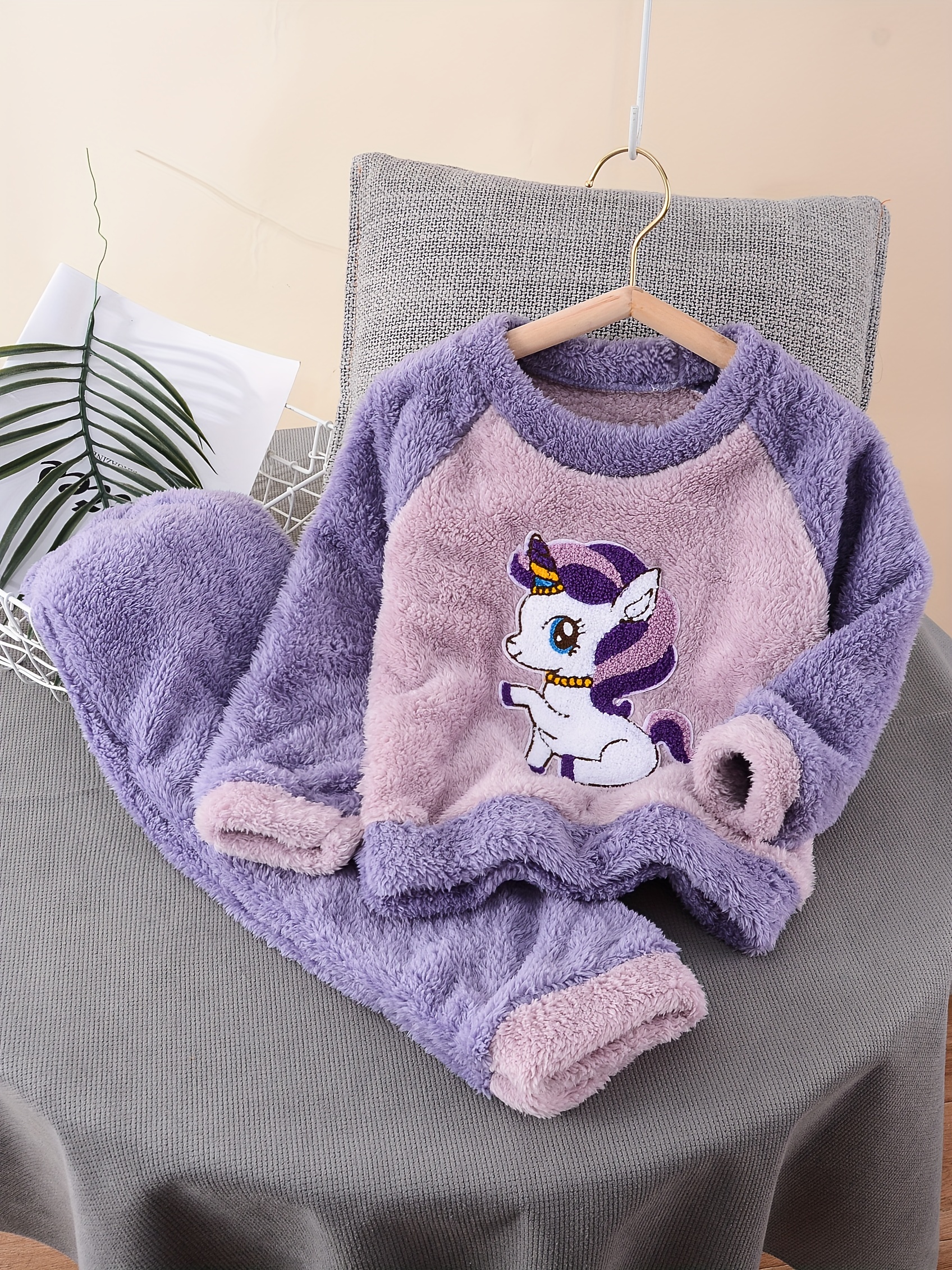 Kids Thermal Pajama Set For Autumn/Winter Casual Lunya Sleepwear