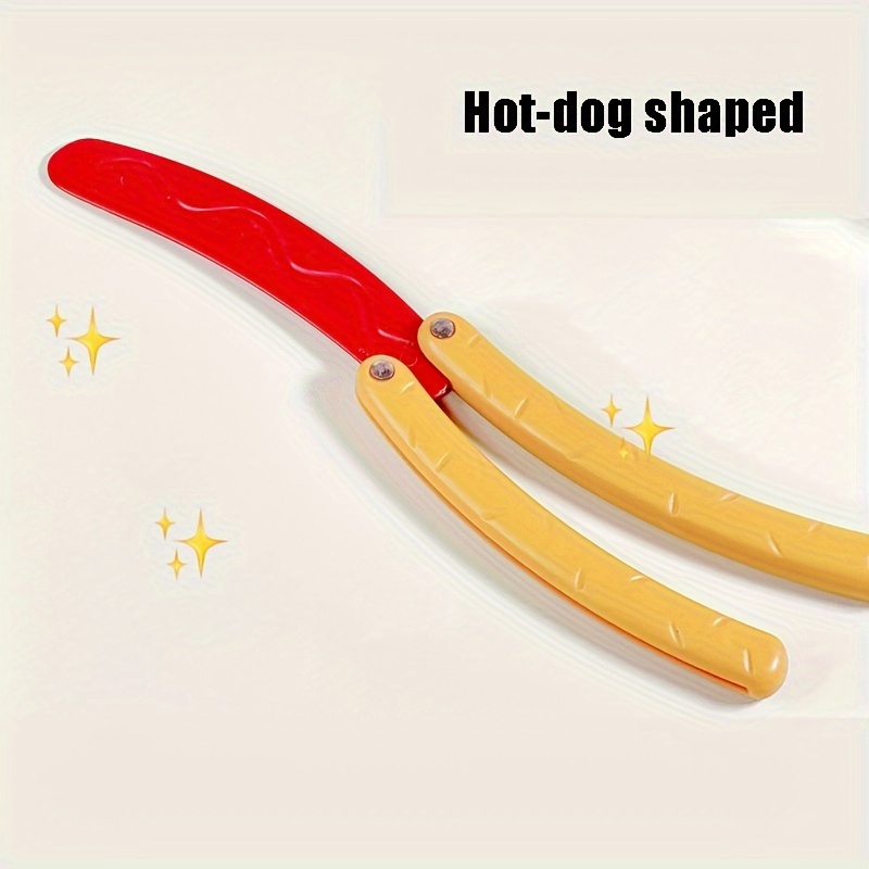 Banana Butterfly Knife Stress Relief Toy Banana Toy Hot Dog - Temu