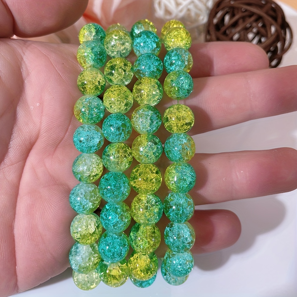 Gradient Color Faceted Austrian Crystal Glass Beads Loose - Temu