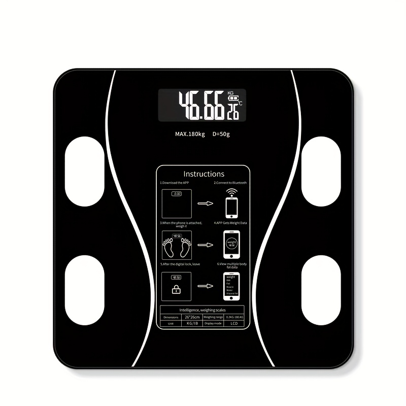 Bathroom Scales Body Fat Scale Bluetooth Floor Body Scale Smart
