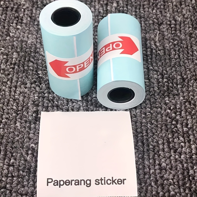 Printable Sticker Paper Roll Mm Self Adhesive Thermal Paper - Temu