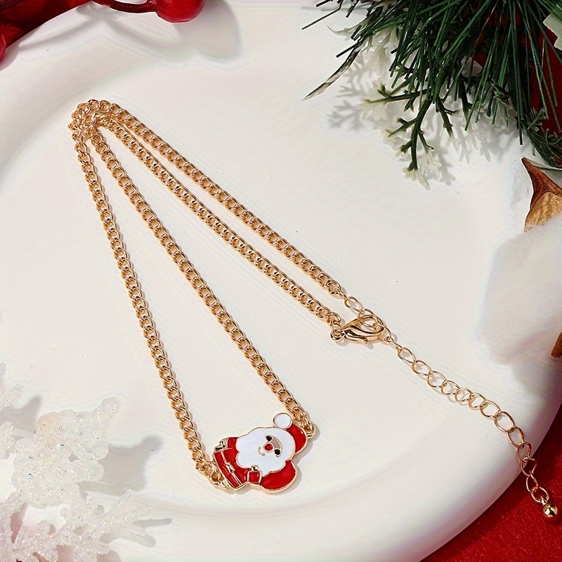 Bridal Rhinestone Flower Necklace & Earrings Set – Crystal Waterdrop Clavicle Chain For Weddings & Parties - View #4
