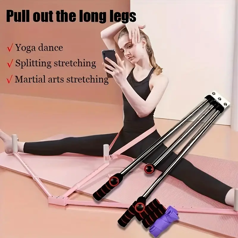Adjustable 3 Bars Leg Stretcher Stainless Steel Yoga - Temu