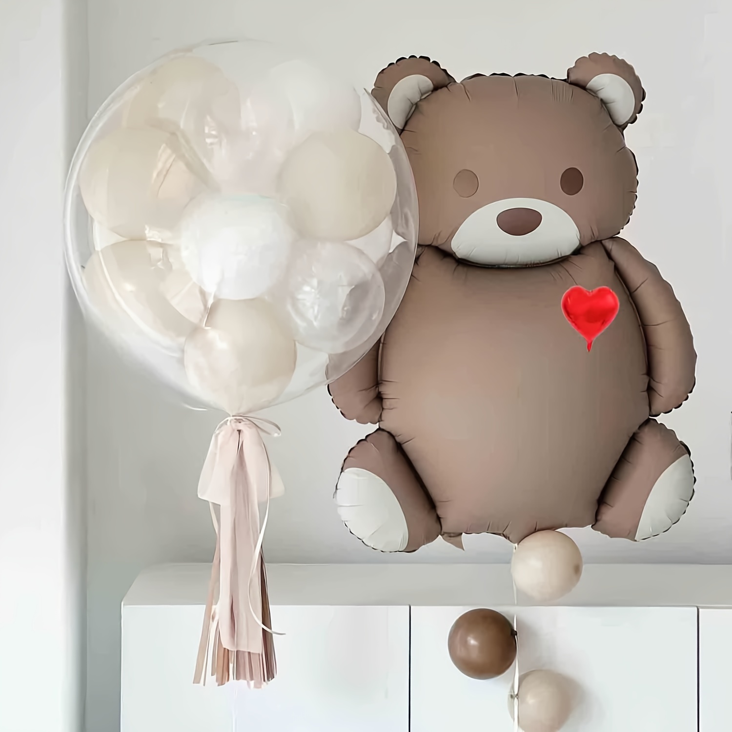 16pcs Set Palloncini Love Bear Decorazioni San - Temu Italy