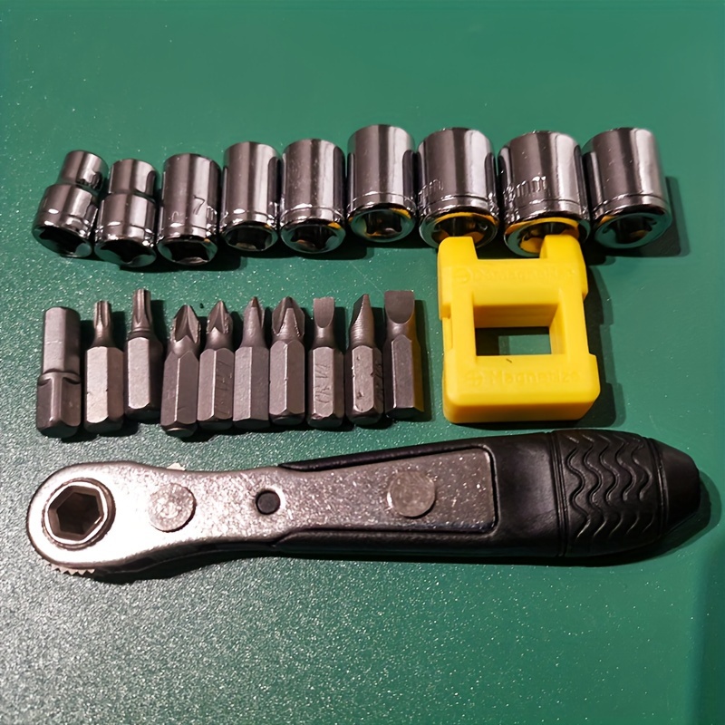 Right Angle Screwdriver Tool Gift Set Mini Ratchet 90 degree - Temu