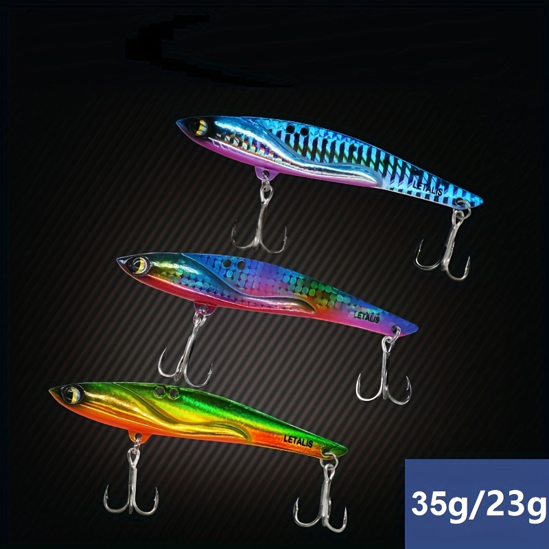 1pc Vib Double Hook Lure In 7g/10g/14g, Suitable For Freshwater And Saltwater  Fishing