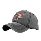 american flag embroidered denim baseball cap u s a patriotic caps for veterans day july 4th independence day hats for men