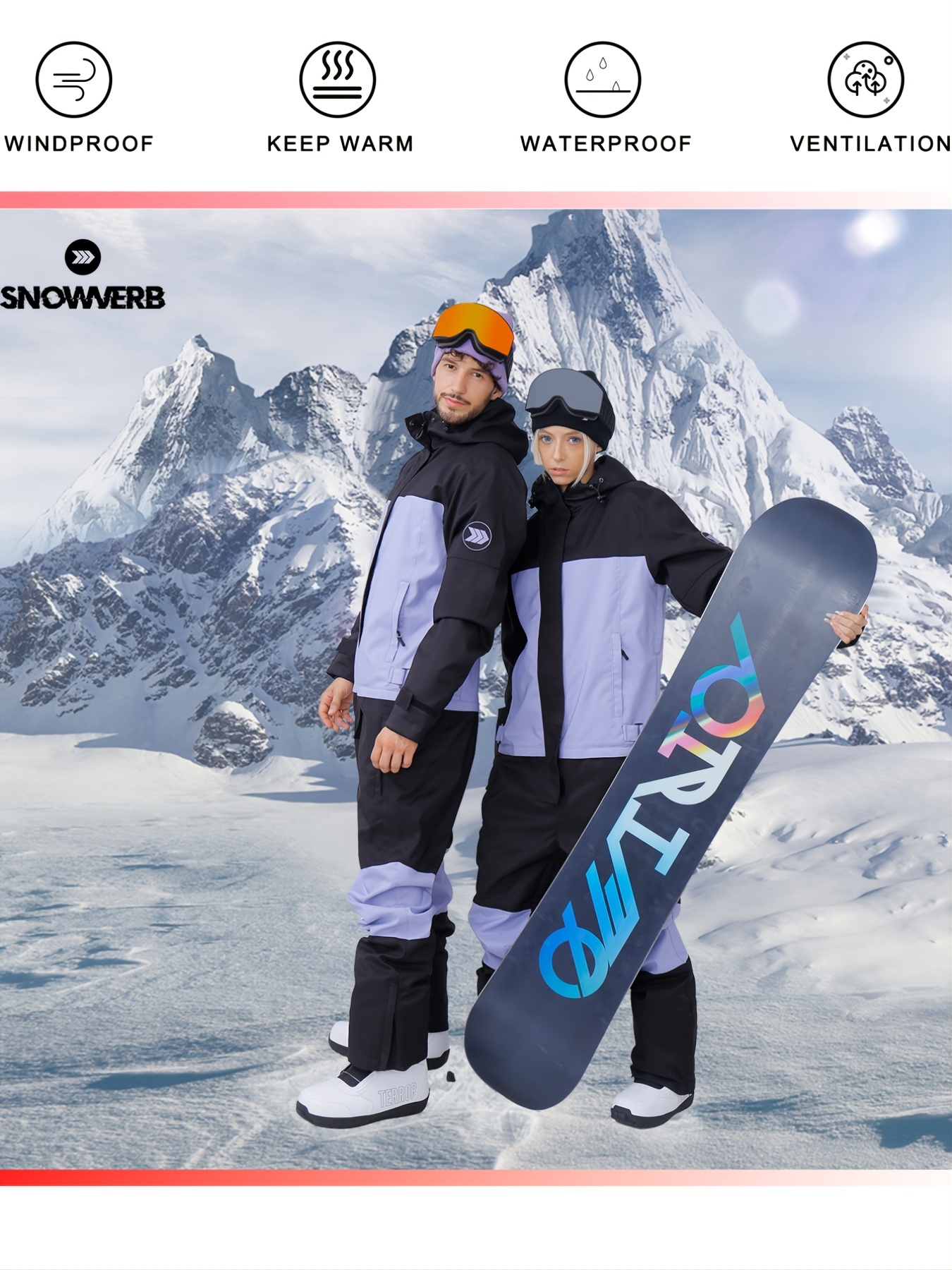 Traje de nieve para mujer, snowboard, esquí, deportes al aire  libre, snowboard cálido, traje de esquí de una pieza, traje de esquí de una  pieza, trajes de esquí snowboard, esquí, snowboard