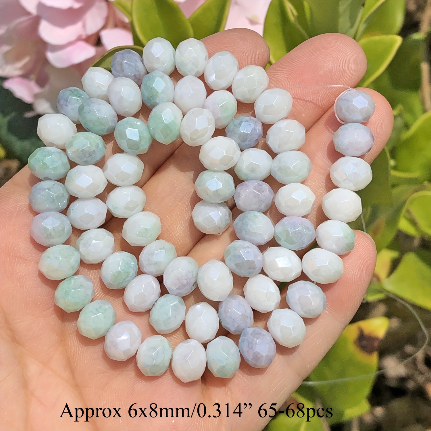 Gradient Color Faceted Austrian Crystal Glass Beads Loose - Temu