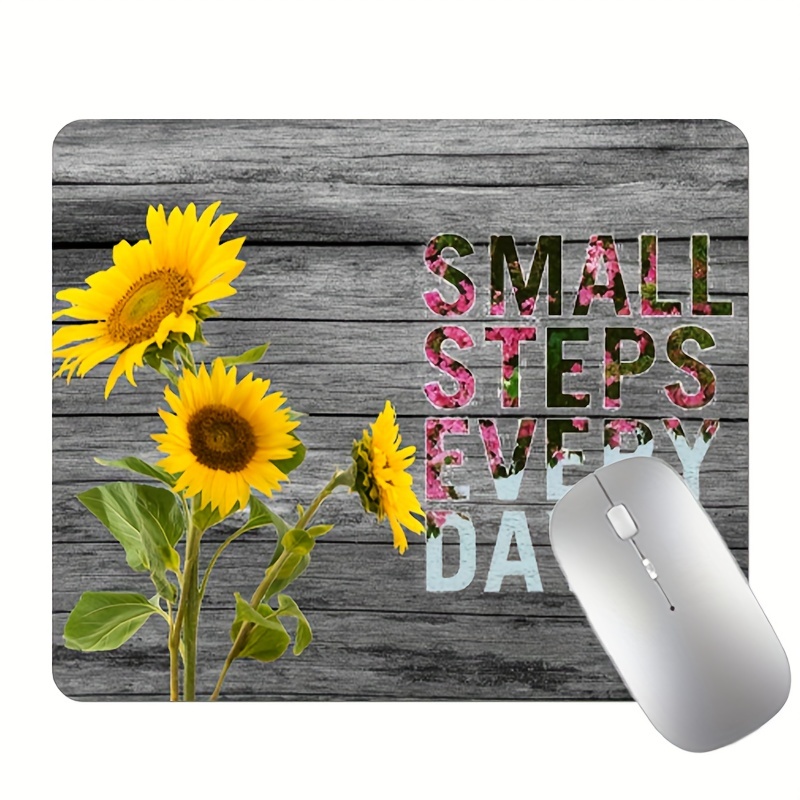 Funny Quotes Graphic Mousepad, Office Desk Accessories, Quotation Mousepad, Office  Decoration, Watercolor Flower Round Mousepad, Office Supplies - Temu