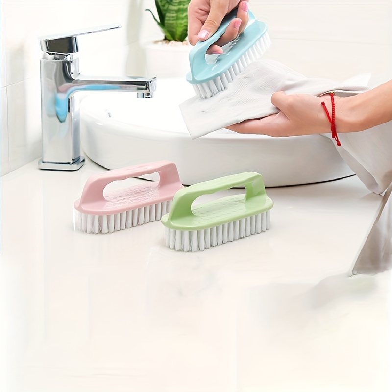 Scrubbing Brush, Hard Bristle Laundry Clothes Shoes Scrub Brush, Plastic Cleaning  Brush For Kitchen Bathroom - Temu