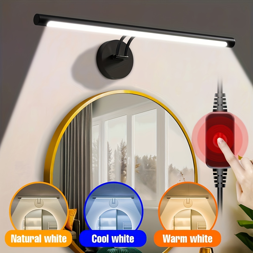 Led Beauty Mirror Dimmable Fill Light 3 Lighting Modes For - Temu