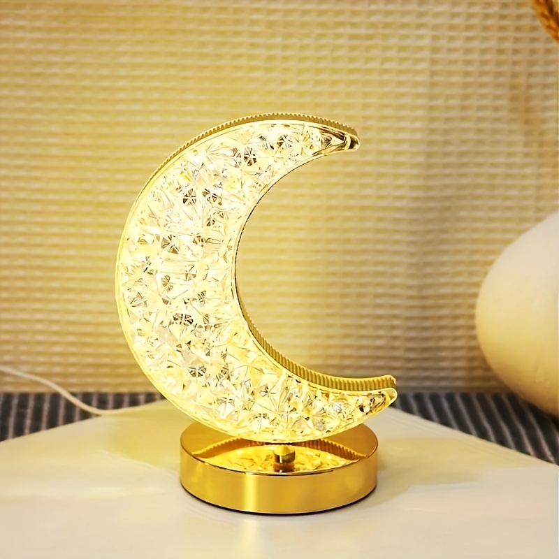 Handmade Crescent Ramadan Wreath with Light