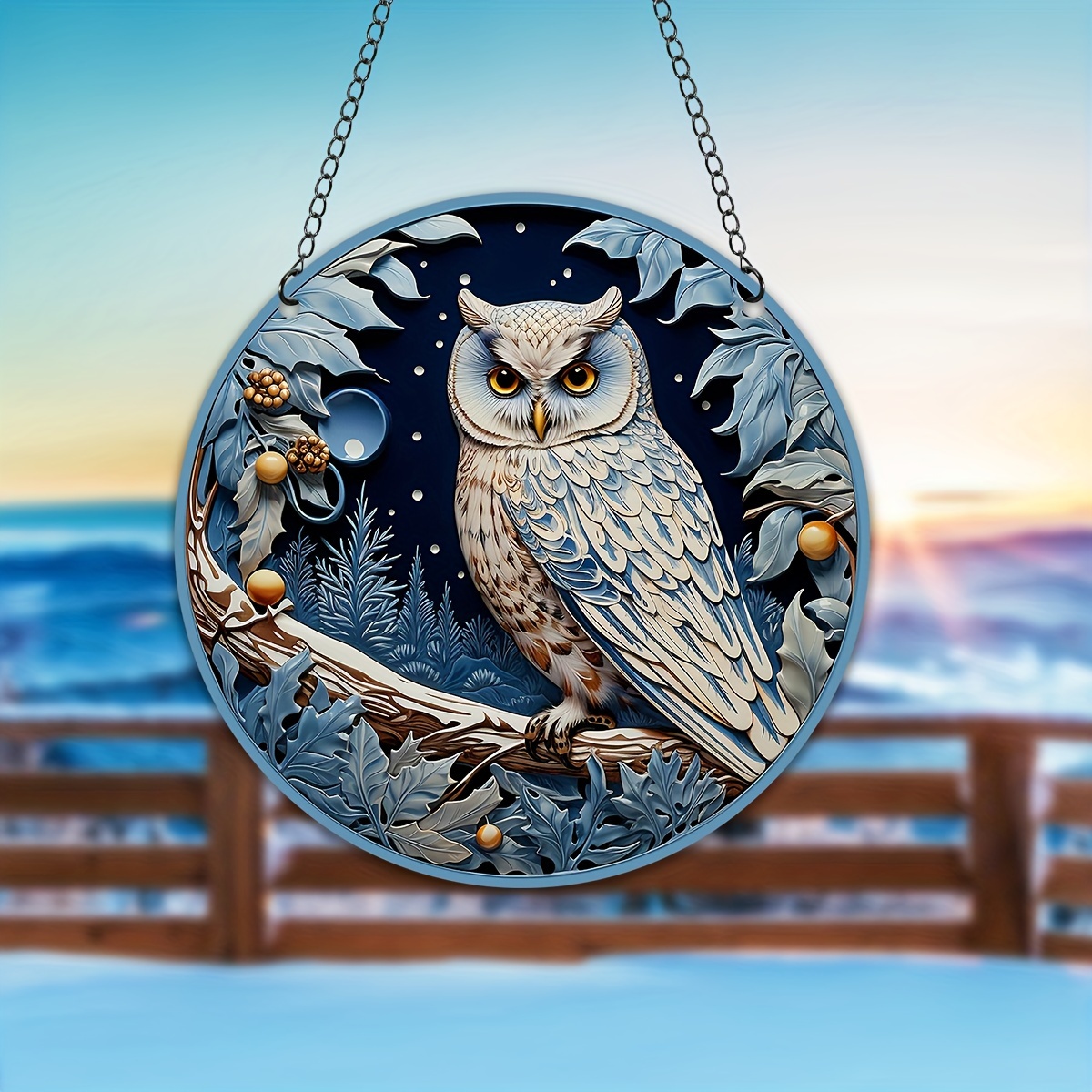 Owls Suncatcher For Window Whimsigoth Home Decor Perfect - Temu