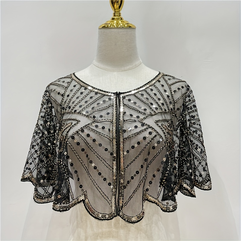 Silver hot sale beaded shrug