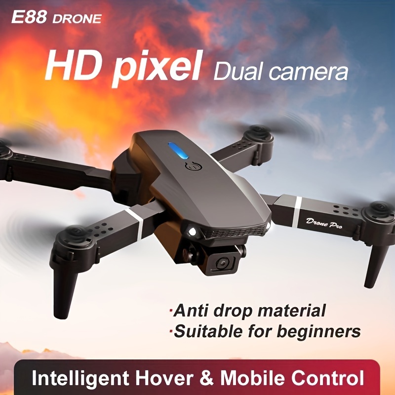 Drone RC 4K HD, 90 Degrés Réglable à 360 Degrés Flip RC Quadcopter 50x Zoom  pour l'extérieur : : Jeux et Jouets