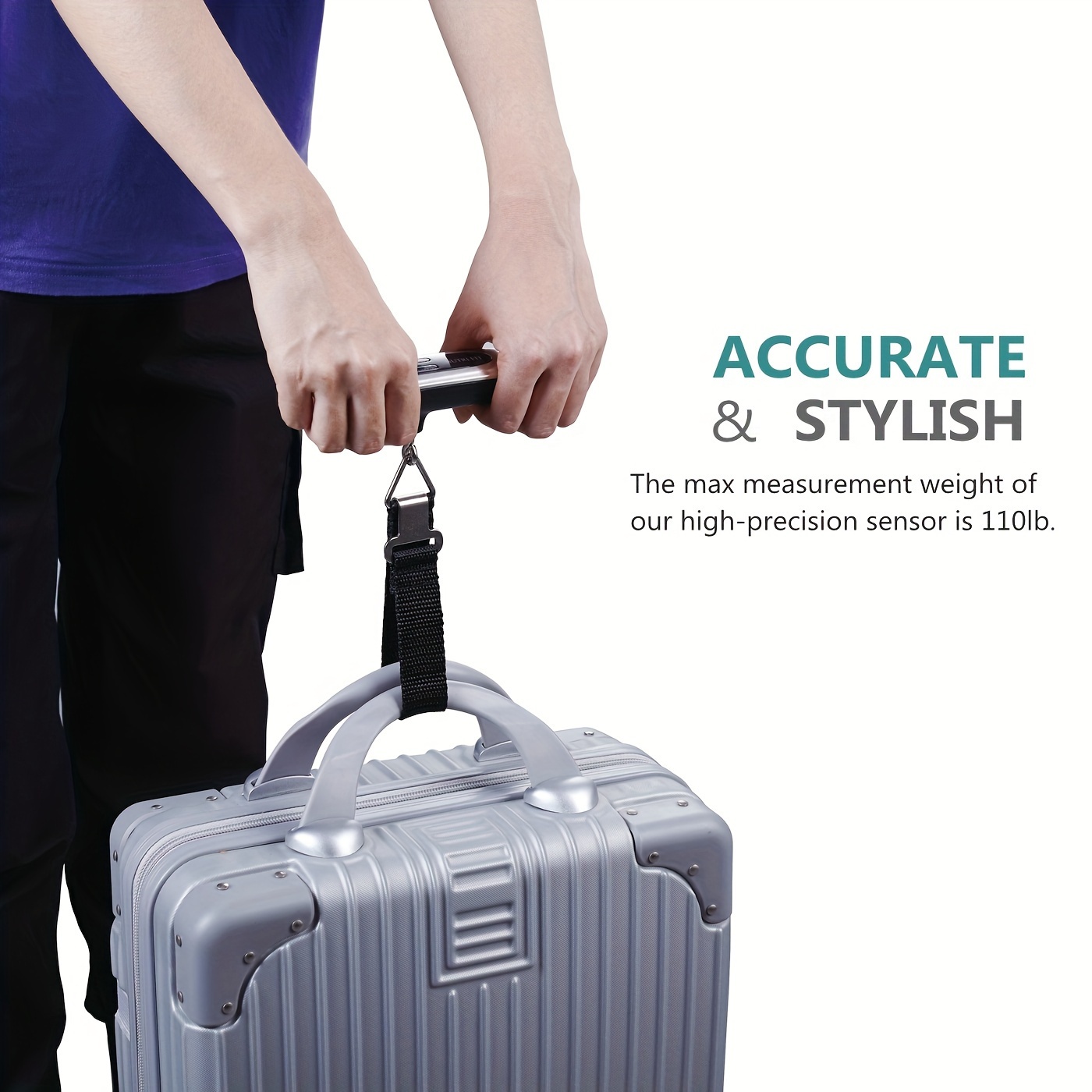 Portable Digital Scale: Accurately Weigh Fish Bags Luggage - Temu Canada