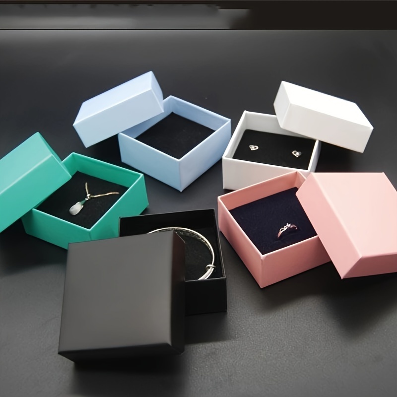 Joyero, caja de almacenamiento, pequeña bolsa de joyería portátil de alta  gama, simple, exquisito, anillo para collar, pendientes de mano, aretes