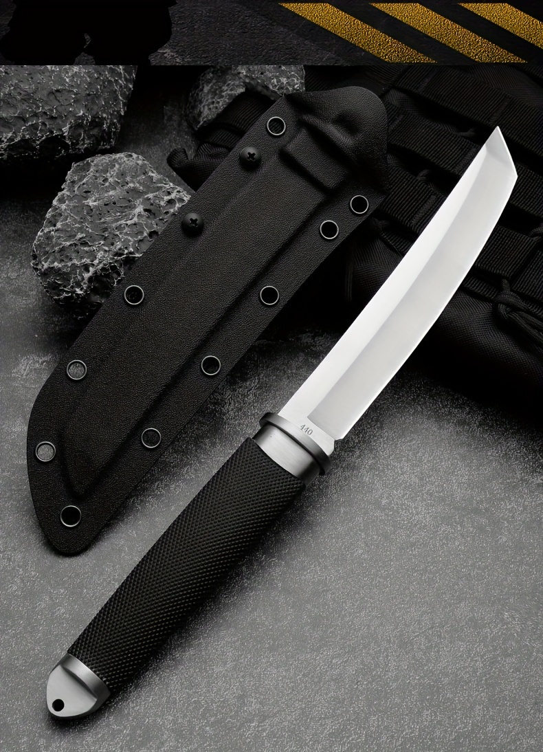High Hardness 440 Steel Knife Portable Fixed Blade Rescue Knife Mini
