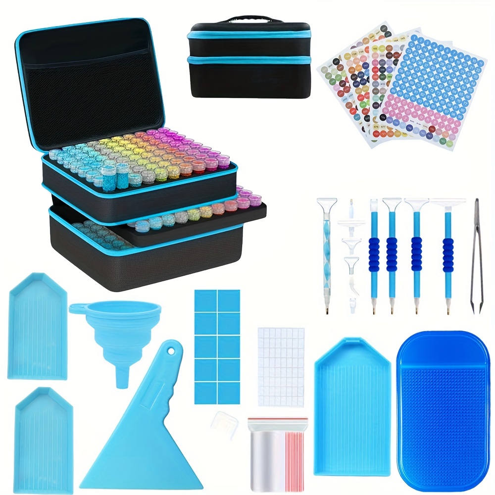 Bottles Diamond Painting Tools Storage Box Kit Diamond - Temu