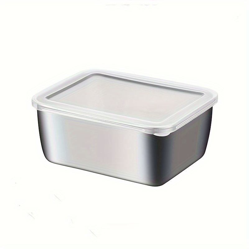 Containers, Stainless Steel Crisper With Lid, Food Grade