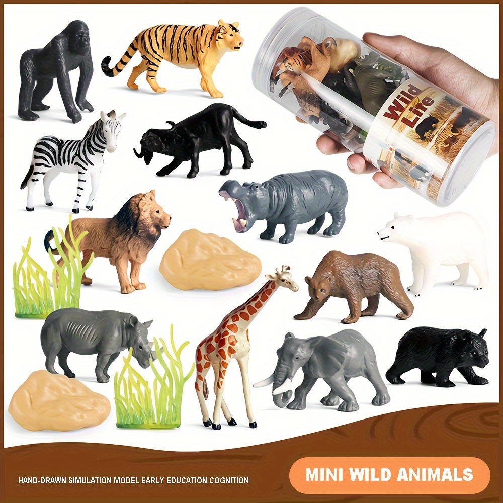 Animal Life Set De Animales Juguete Infantil Accesorios
