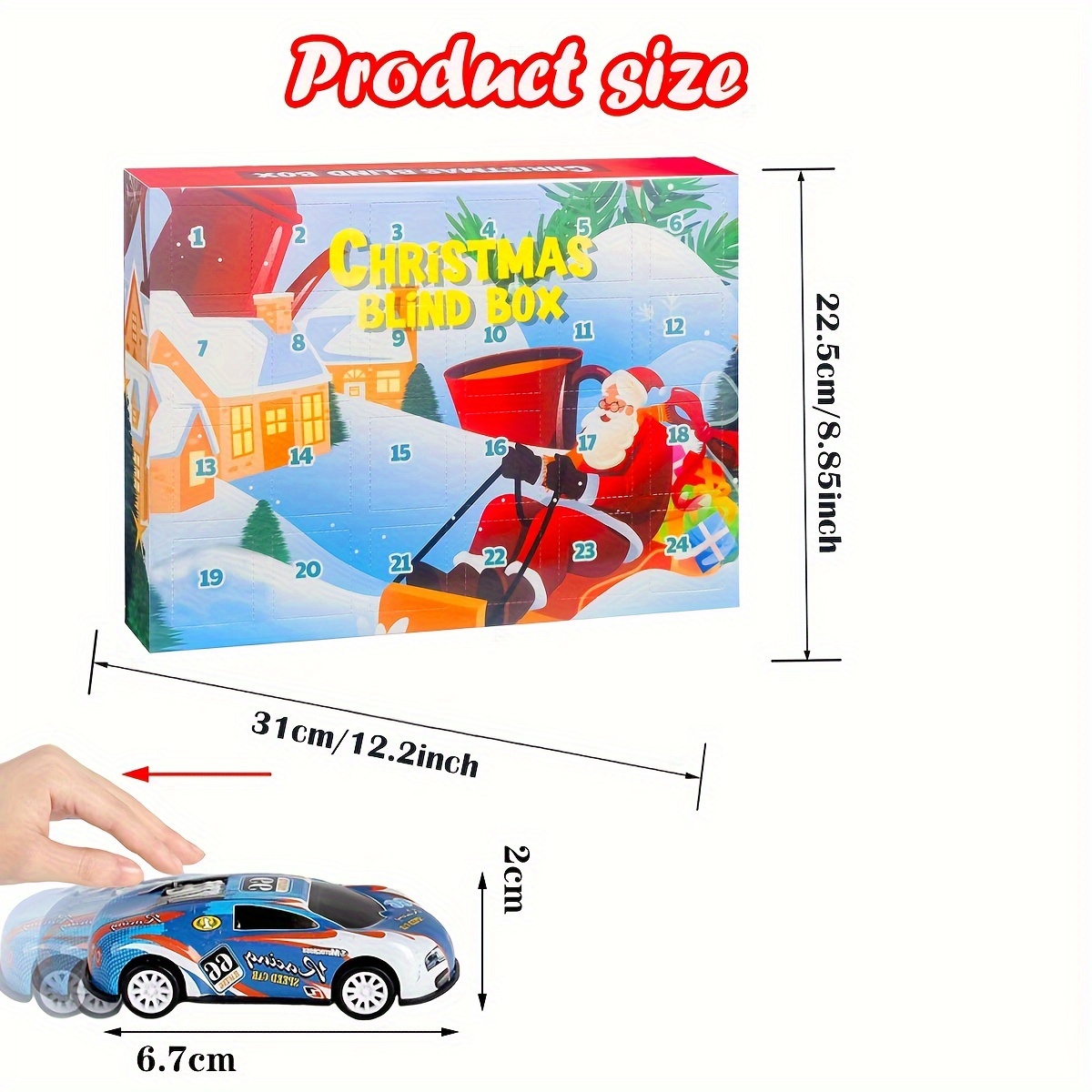Matchbox Cars, Advent Calendar for 2023, 10 Die-Cast Vehicles and 14  Accessories 