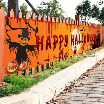 halloween party decorations transform your courtyard with 1pc themed banner background