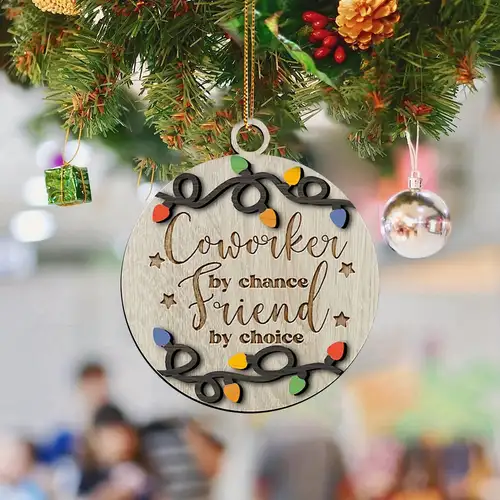 Neighbors By Chance Friends By Choice Ornament