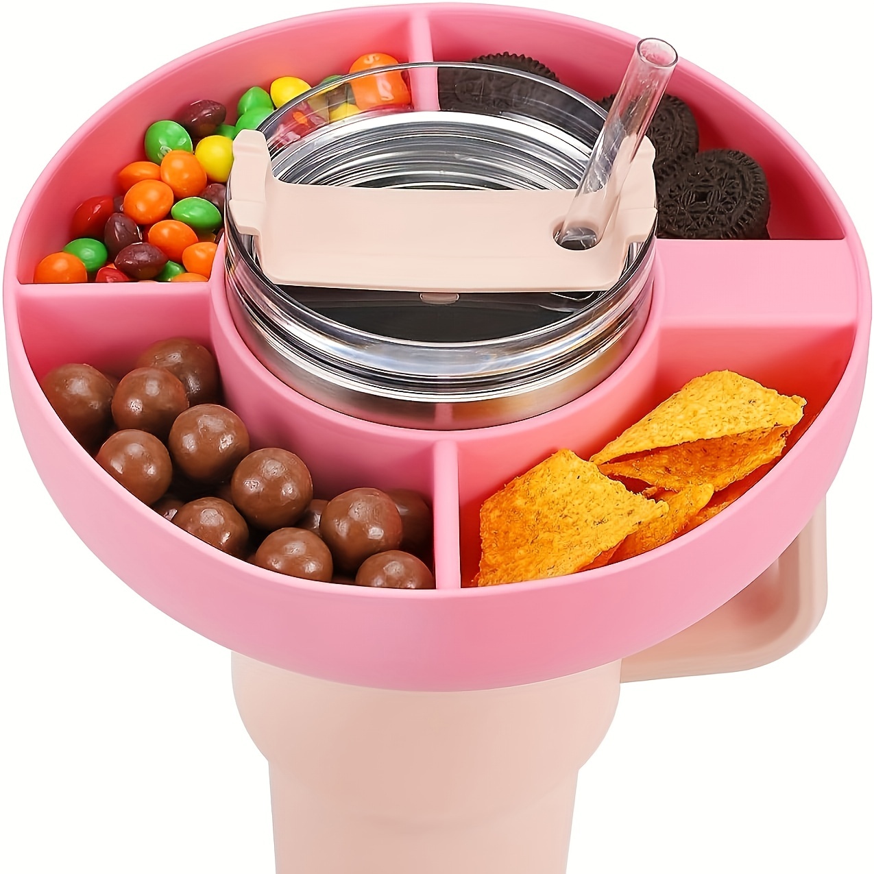 Snack Bowl For Stanley Cup Reusable Snack Ring Compatible - Temu