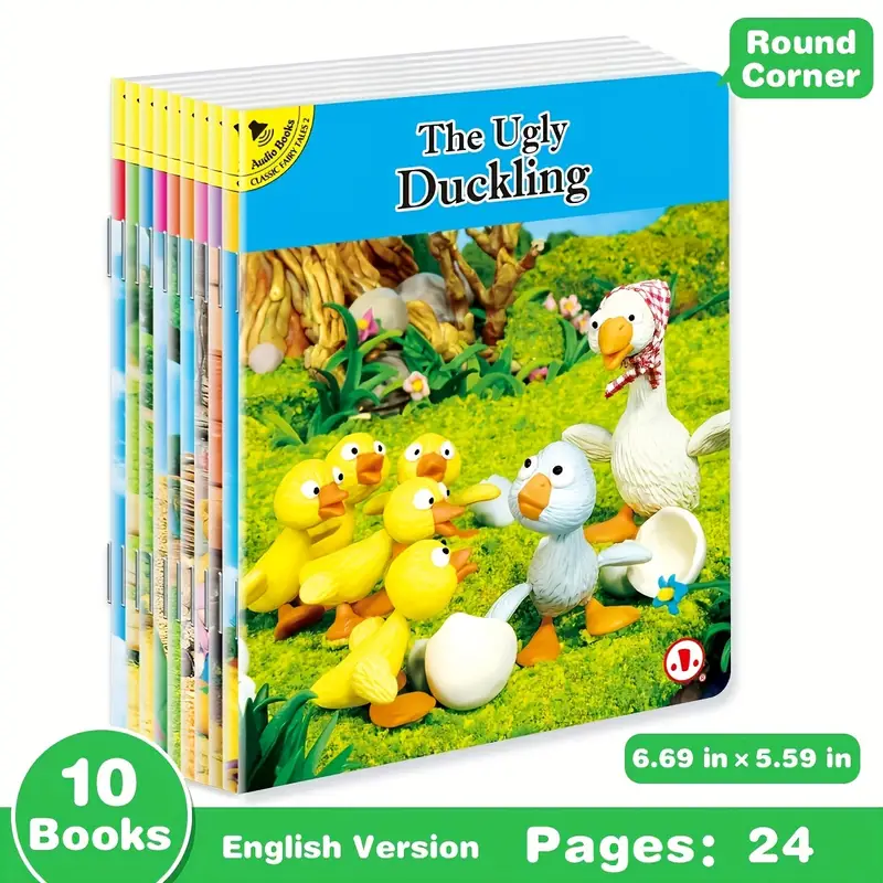 24pages Fairy Tale Book Ugly Ducking - Temu