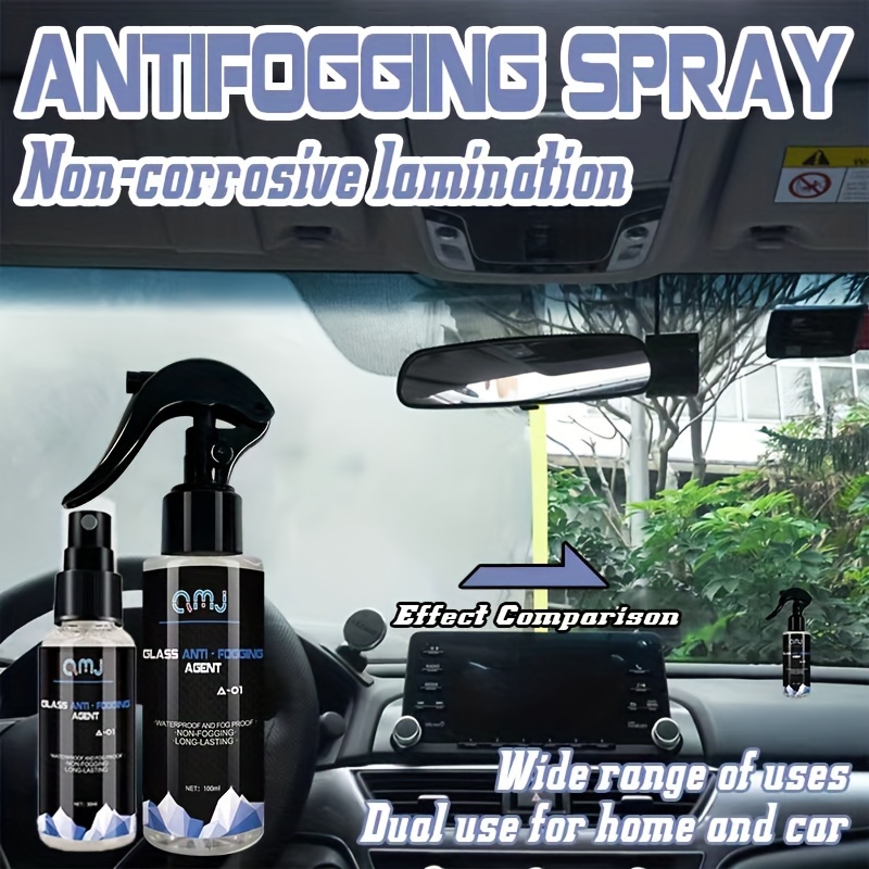 1pc Car Glass Anti-fog And Rain Agent, Windshield Cleaning, Defogging,  Waterproof Spray, For Clear Vision - Automotive - Temu