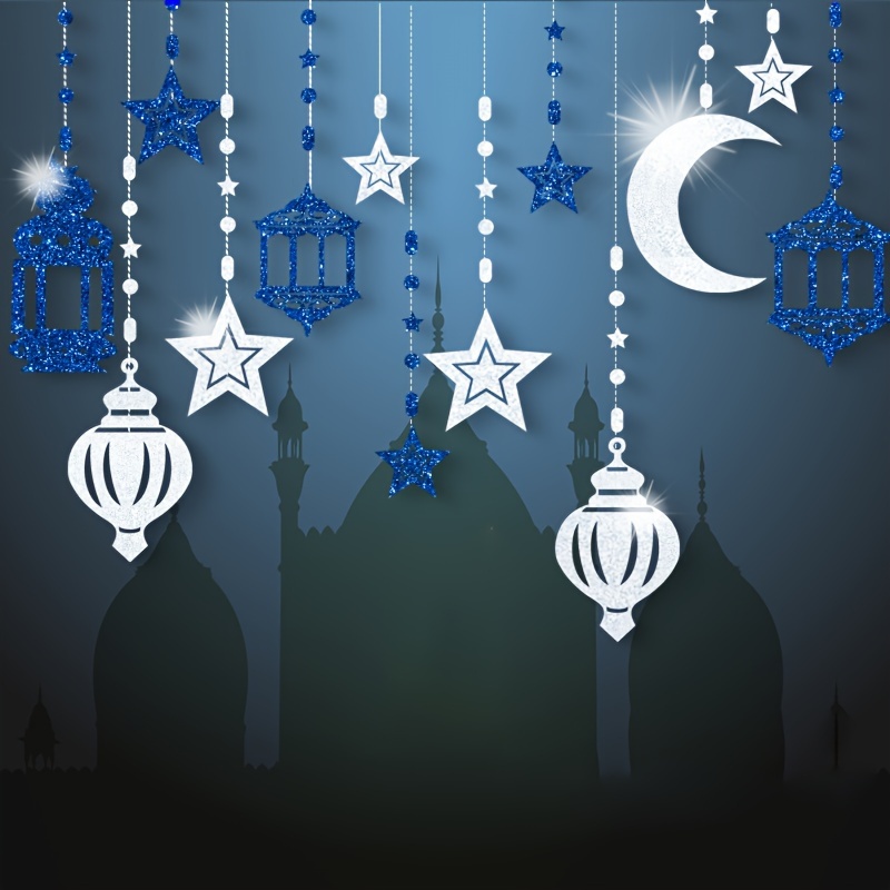  Eid Mubarak Kerzenhalter Licht Holz Ramadan Kerzenständer Islam  Eid Kerzenhalter Mond Tischverzierung Ramadan Geschenke