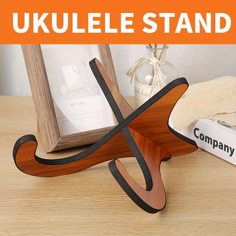 

1pc Portable Ukulele Stand - Violin And Mini Guitar Players!