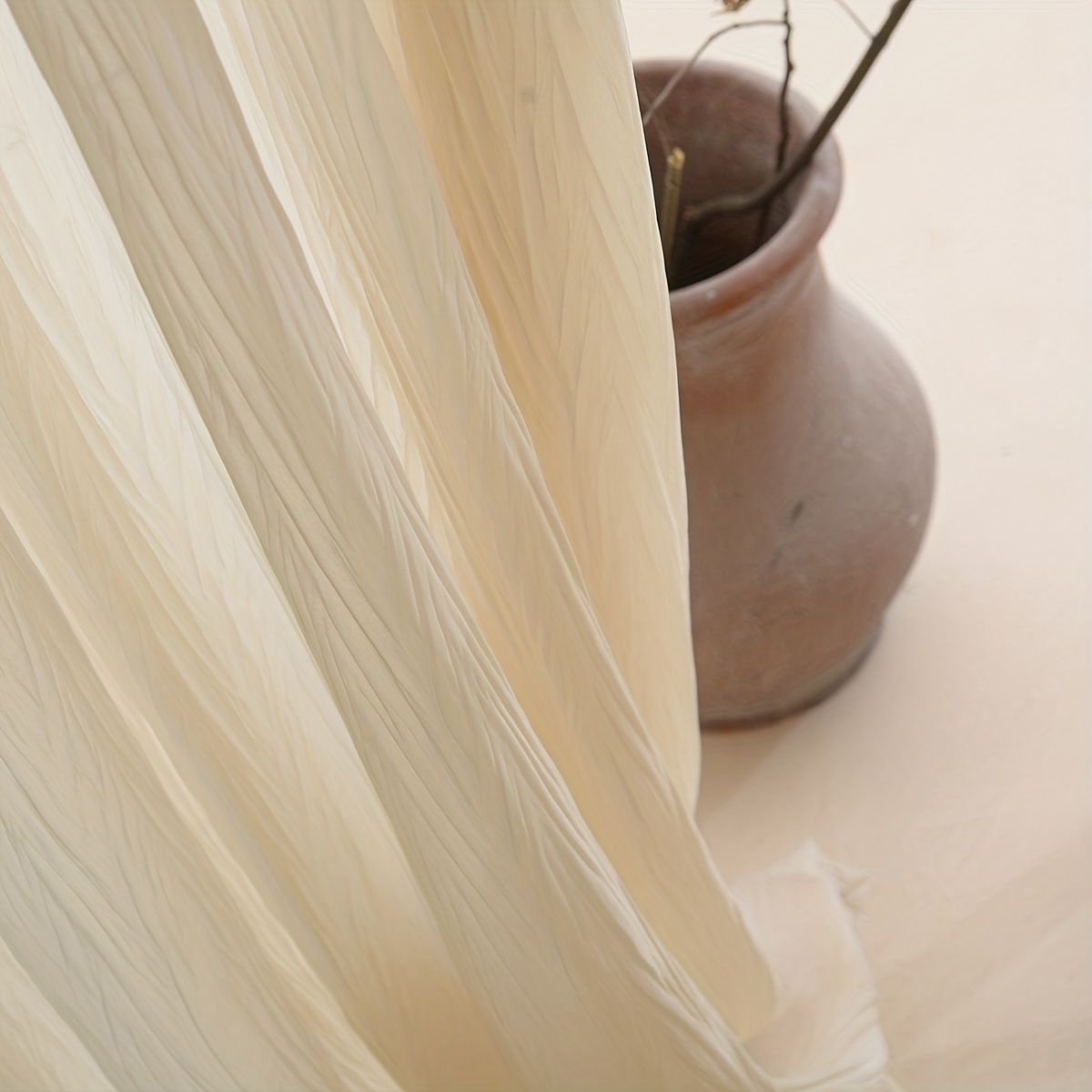 Velvet Sheer Window Curtain for Home Decor