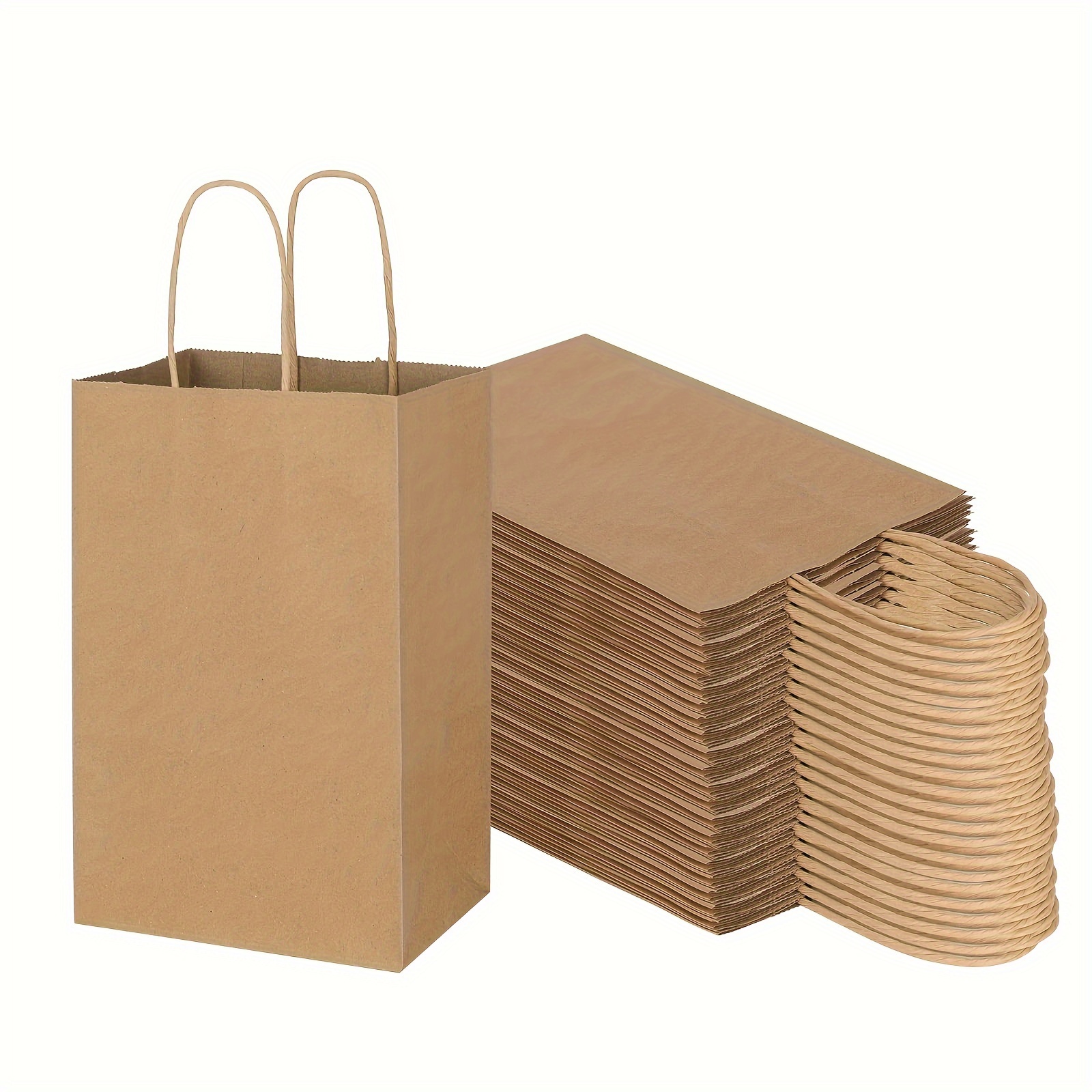 Paper Lunch Bags 20LB Brown Paper Bags 20LB Capacity Kraft Brown Paper  Bags, Bakery Bags, Candy Bags, Lunch Bags, Grocery Bags, Craft Bags 