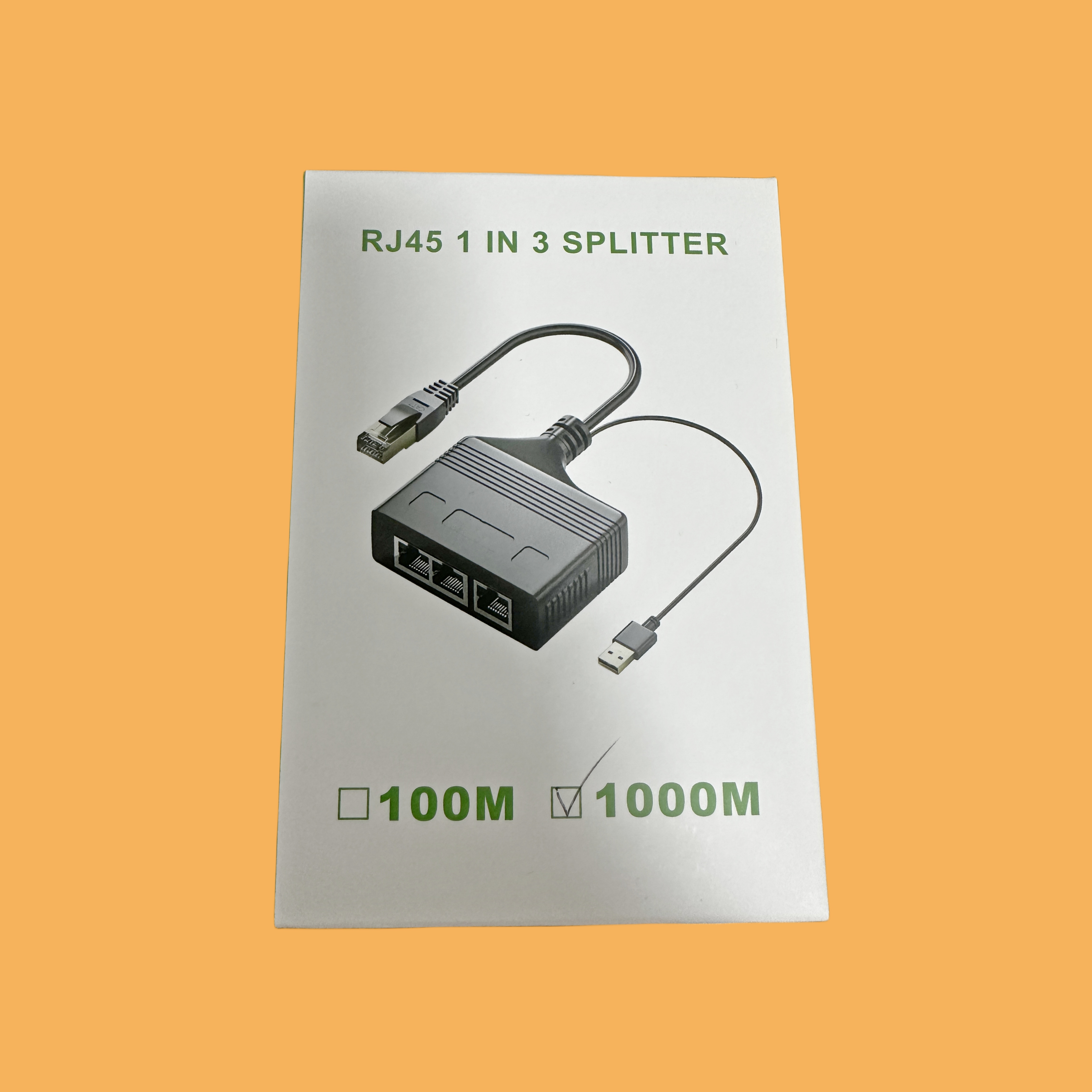Adaptateur De Répartiteur De Réseau Ethernet RJ45 LAN Mâle 1 À 3 100  Mbps/1000 Mbps Adaptateur De Distributeur De Réseau D'interface Lan Haut  Débit