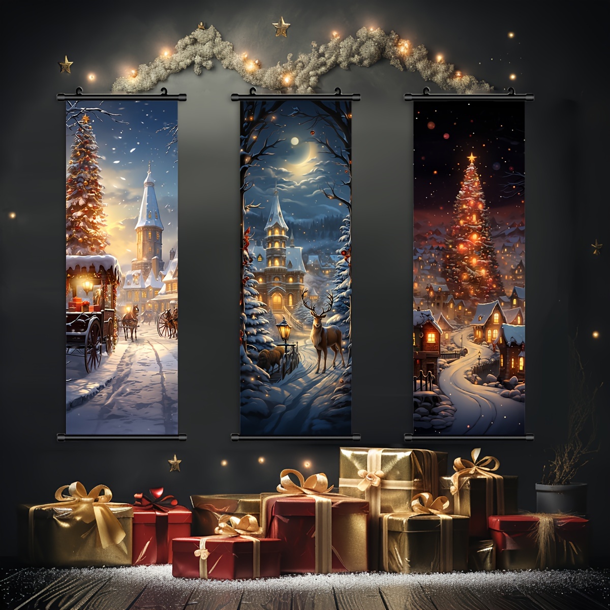 油絵 絵画 【クリスマスツリー】｜ホビー・楽器・アート 