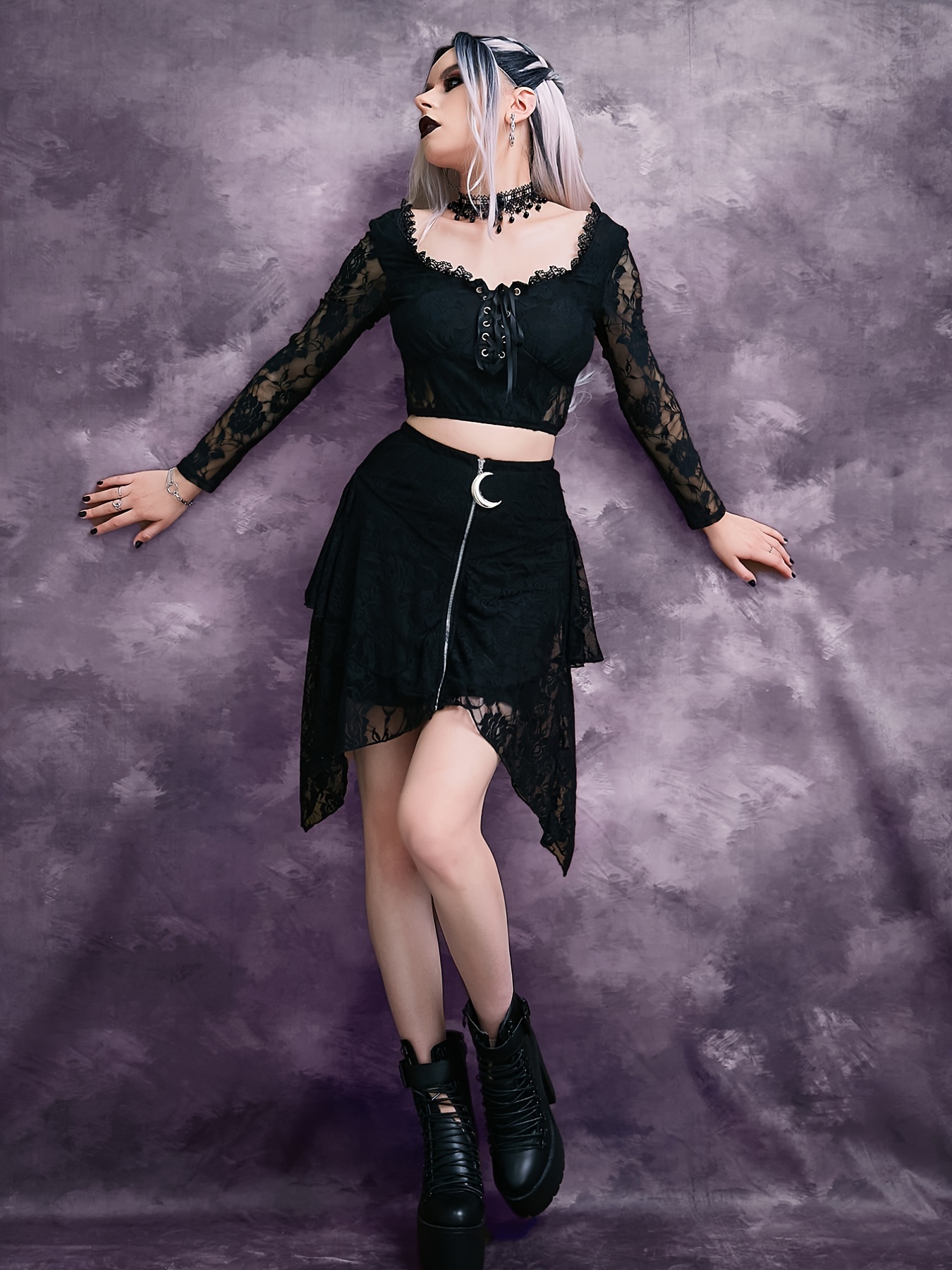 Gothic on sale casual wear