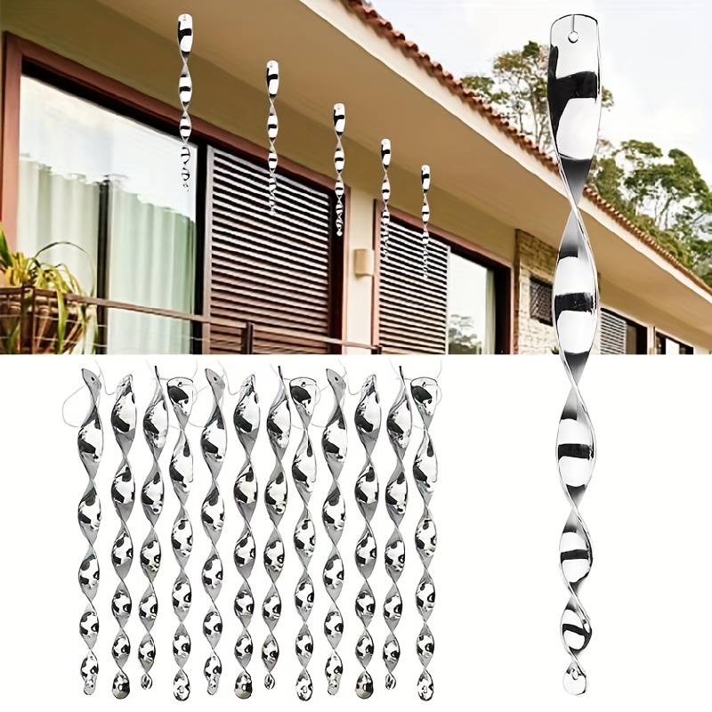 Bird Repellent Hanging Spiral Ornamental Deterrent - 5pcs
