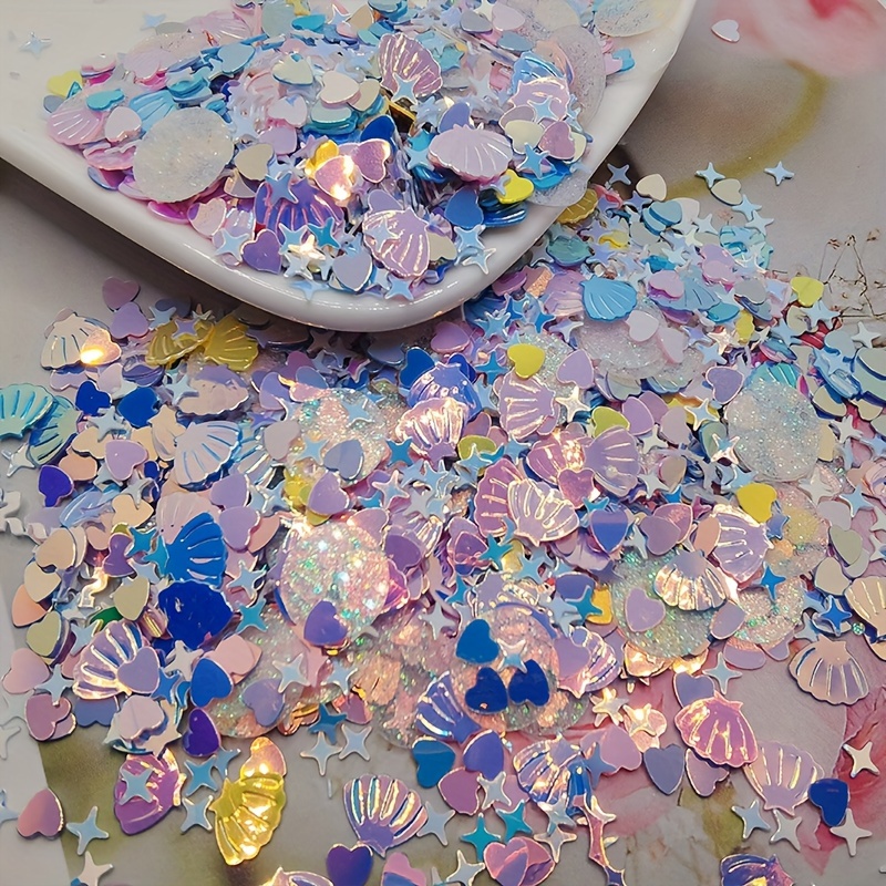 Glitter Shaker Jars Of Colorful Glitter Powder, Crafts Decoration