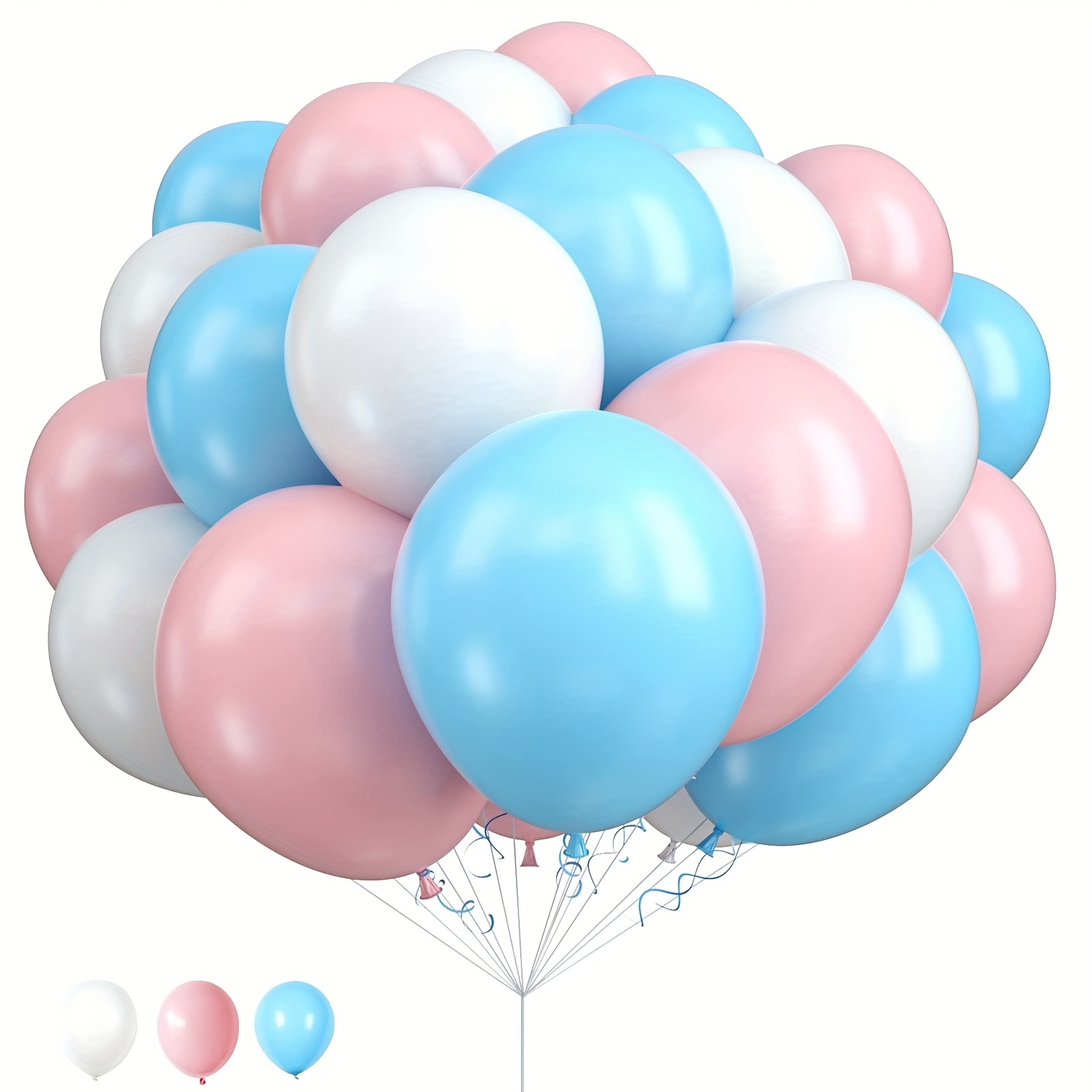 Blue Pink Balloons Gender Reveal Party Birthday Party Decorations