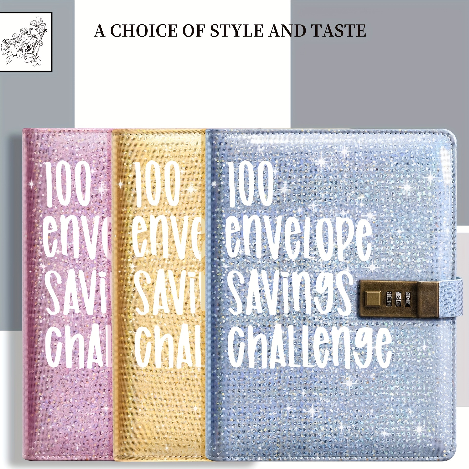 100 Envelope Savings Challenge Binder – CDN Girl Cash Stuffer